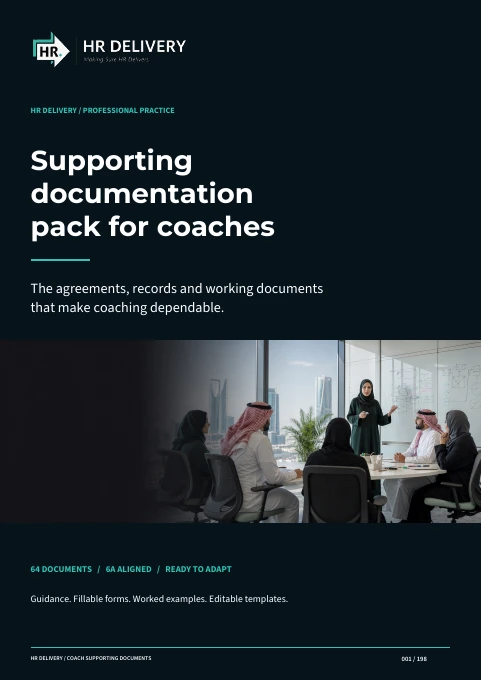 Cover: Supporting Documentation Pack for Coaches