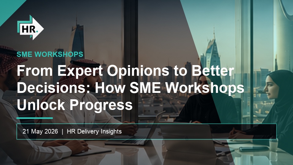 From Expert Opinions to Better Decisions: How SME Workshops Unlock Progress