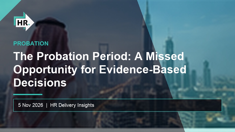 The Probation Period: A Missed Opportunity for Evidence-Based Decisions