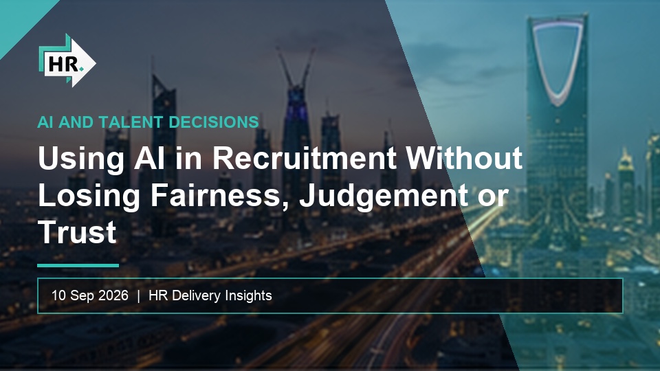 Using AI in Recruitment Without Losing Fairness, Judgement or Trust