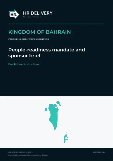 Bahrain document cover