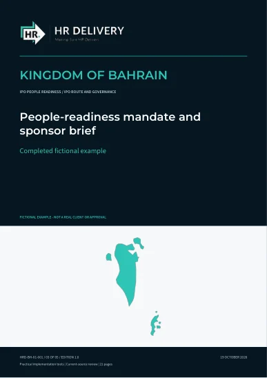Bahrain document cover