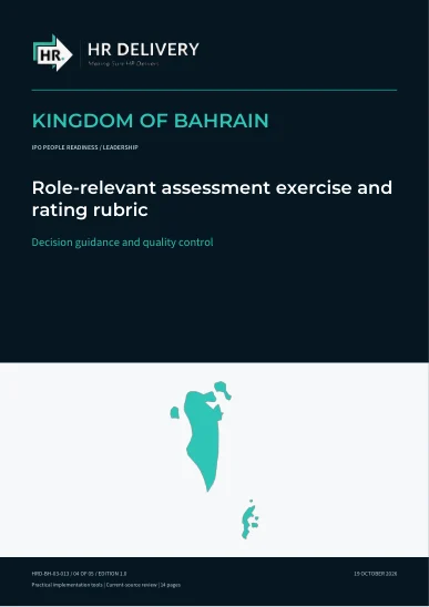 Bahrain document cover