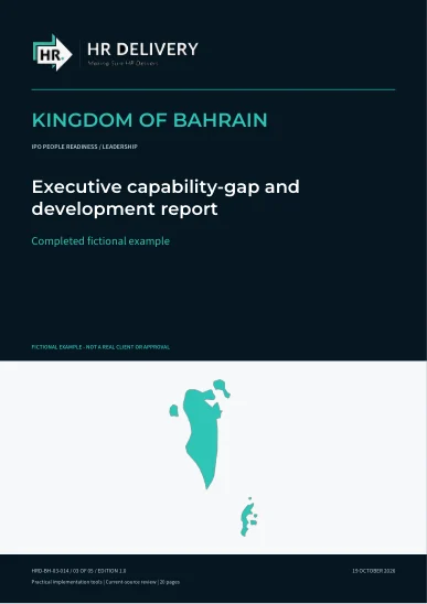 Bahrain document cover