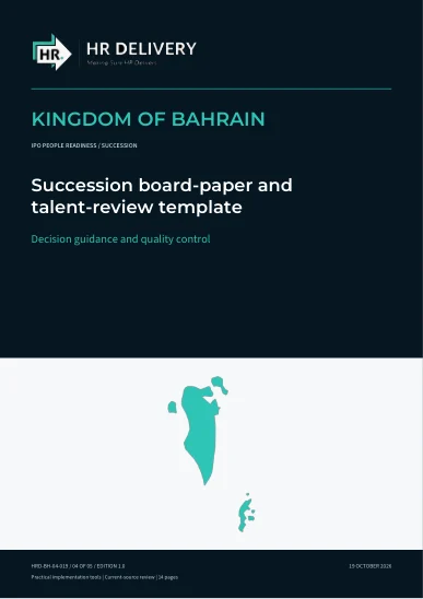 Bahrain document cover