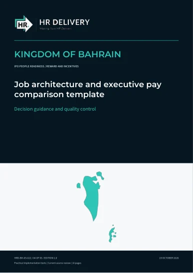 Bahrain document cover