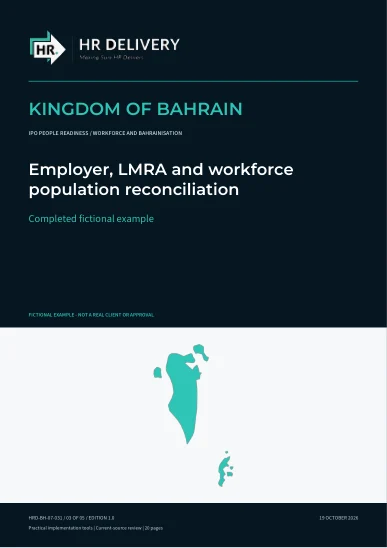 Bahrain document cover