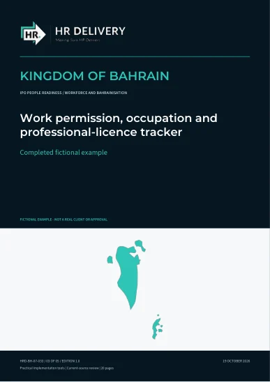 Bahrain document cover