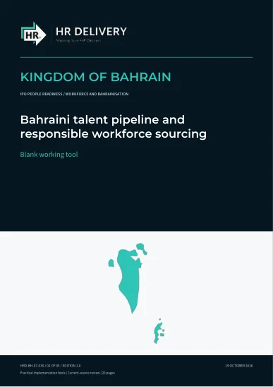 Bahrain document cover