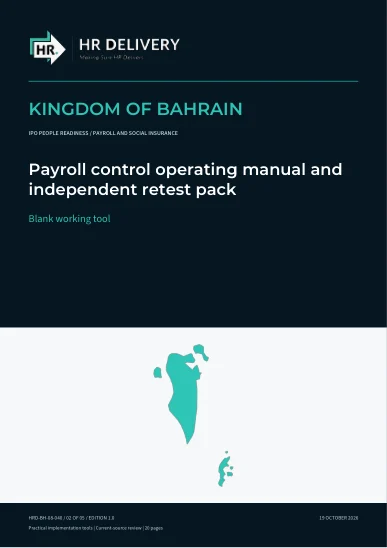 Bahrain document cover