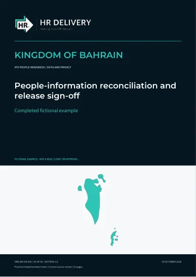 Bahrain document cover
