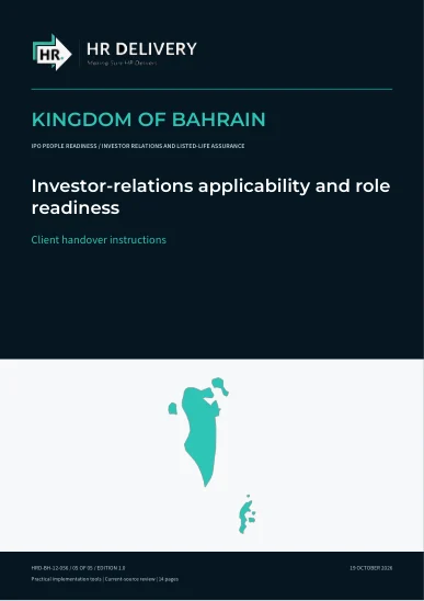 Bahrain document cover