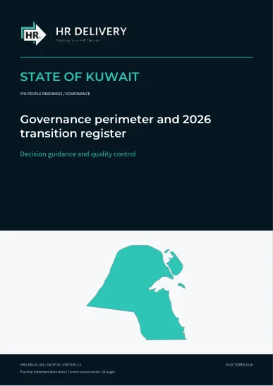 Kuwait document cover