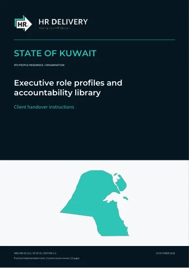 Kuwait document cover