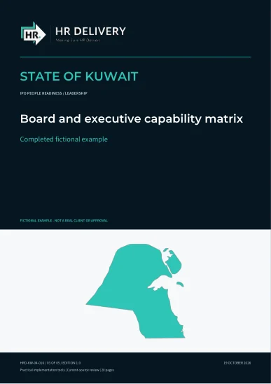 Kuwait document cover