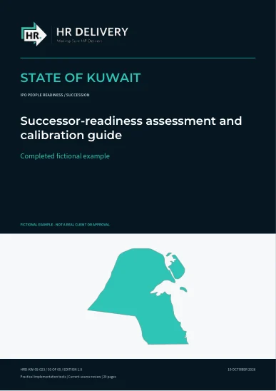 Kuwait document cover