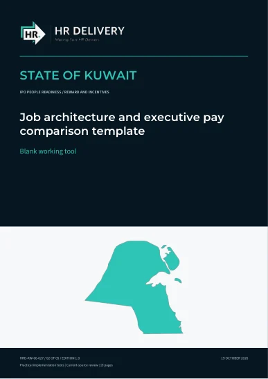 Kuwait document cover