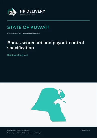 Kuwait document cover