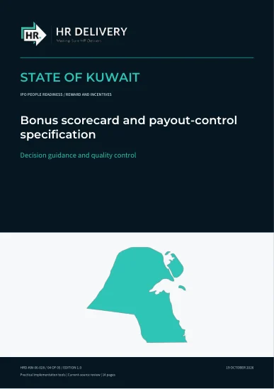 Kuwait document cover