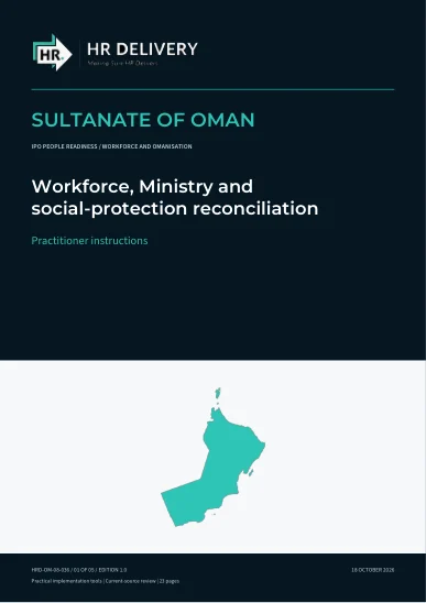 Oman document cover