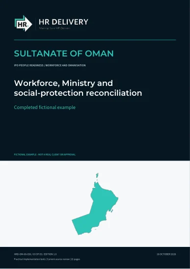 Oman document cover