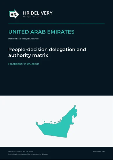 UAE document cover