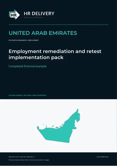 UAE document cover