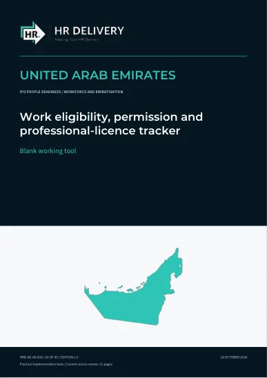 UAE document cover