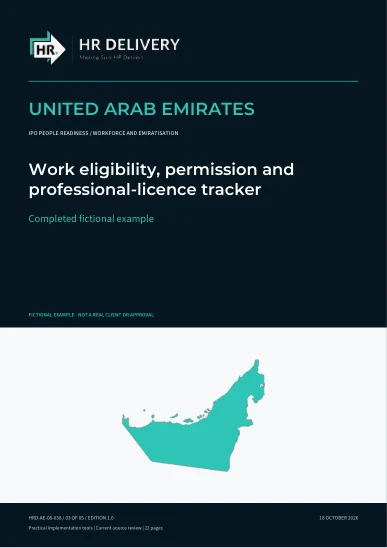 UAE document cover