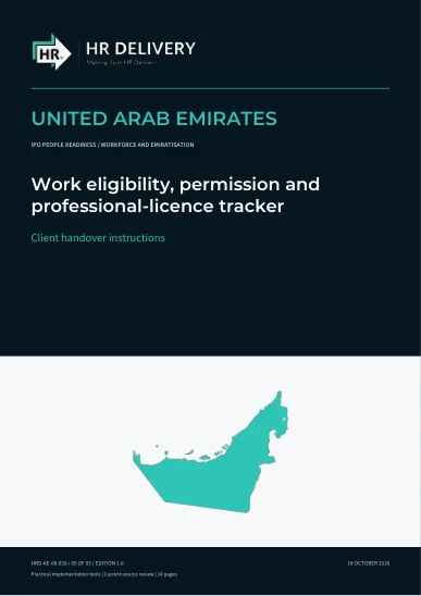 UAE document cover