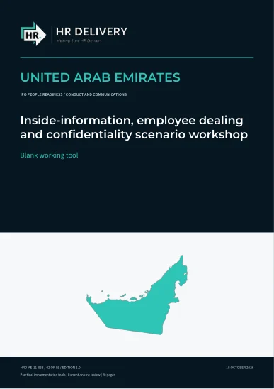 UAE document cover