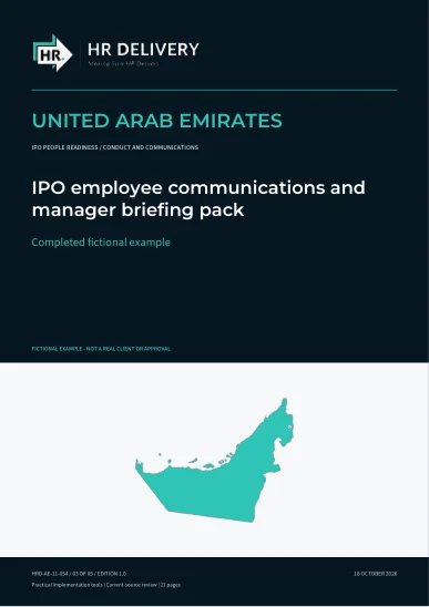 UAE document cover